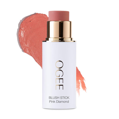 Ogee Stick Visage Sculpté couleur Diamant Rose vue de face