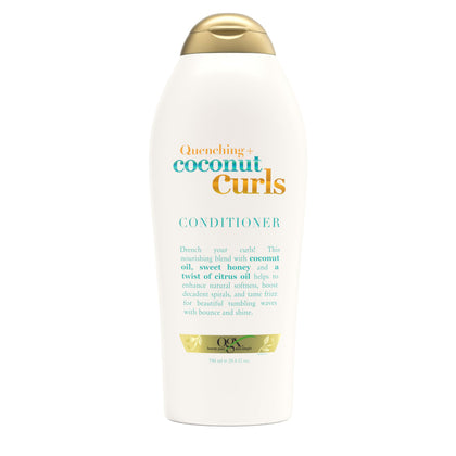 OGX Après-Shampooing Quenching + Coconut Curls 812g vue de face