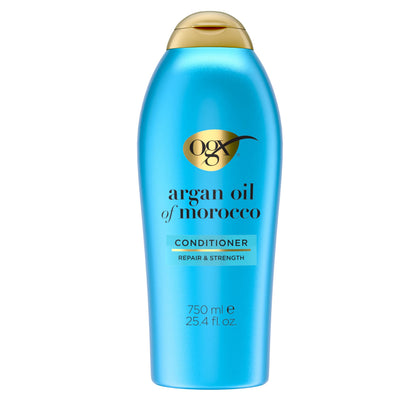 OGX Après-Shampooing Réparateur à l'Huile d'Argan du Maroc 800g vue avant