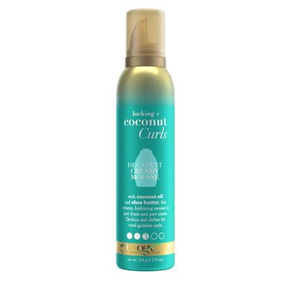OGX Mousse Crème Délicieuse Curls au Coco 290g vue avant