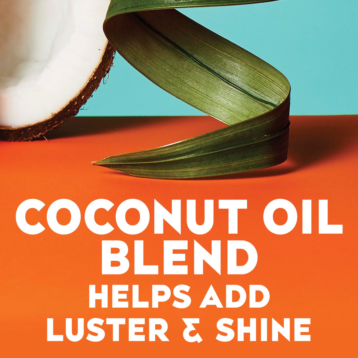 OGX Quenching + Coconut Curls Lait Coiffant 180ml en situation sur coiffeuse