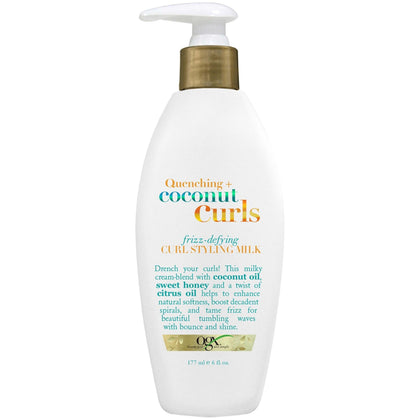 OGX Quenching + Coconut Curls Lait Coiffant 180ml vue avant