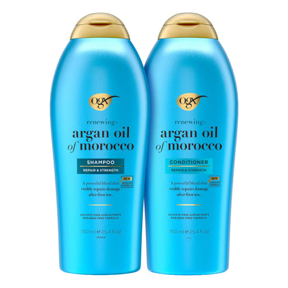 OGX Shampoo & Conditioner Argan Oil du Maroc ensemble de 2 bouteilles