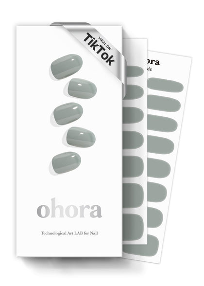 ohora bandes de vernis gel semi-cuites N Cream Fog vue de face