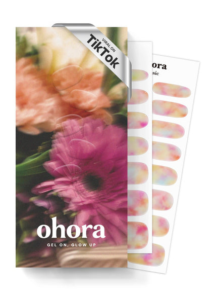 ohora bandes de vernis semi-cuites N Floral Fantasy vue de face