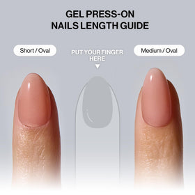 ohora Ongles Pressés en Gel sur des mains bien manucurées