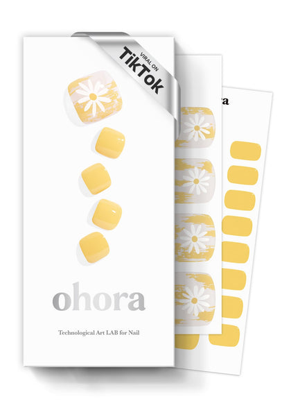 ohora Strips de Gel Semi-Curé P Sun Daisy - Jaune, vue de face