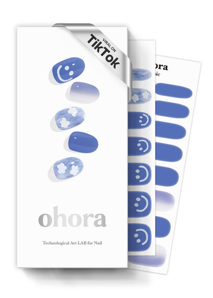 ohora Strips de Vernis Semi-Cuit Blue, vue avant