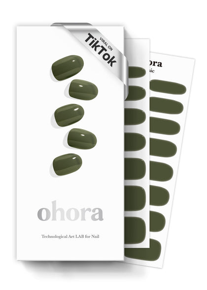 ohora Strips de Vernis Semi-Cuit N Cream Moss - vue avant