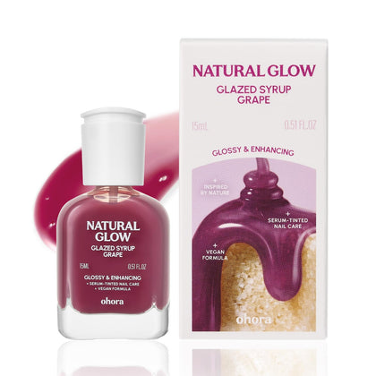 ohora Vernis à Ongles 2-en-1 violet, flacon de 15 mL