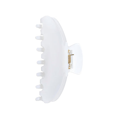 OideGuiing clips à cheveux en acétate blanc perle vue de face