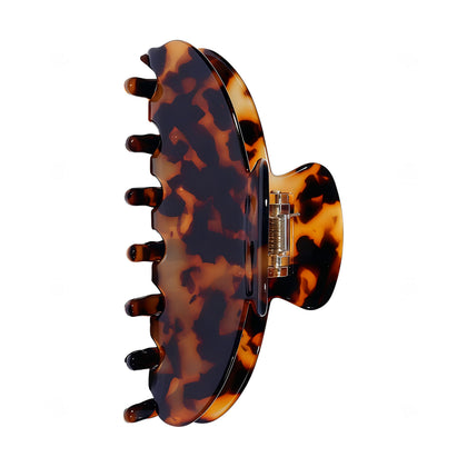 OideGuiing clips en acétate tortie vue de face