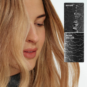 Olaplex N°.3PLUS Traitement Réparateur 250 mL avec cheveux avant et après