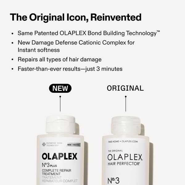 Olaplex N°.3PLUS Traitement Réparateur 250 mL en situation sur un lavabo