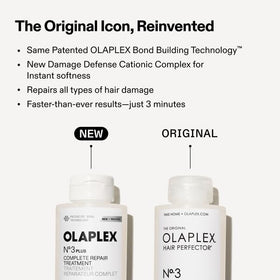 Olaplex N°.3PLUS Traitement Réparateur 250 mL en situation sur un lavabo