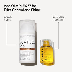Olaplex N°.6 Bond Smoother avant et après coiffage