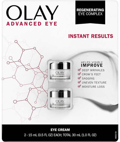 Olay Crème Contour des Yeux 0,5 oz vue avant avec emballage