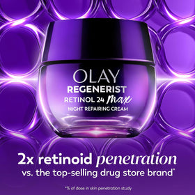 Olay Crème de Nuit MAX avec d'autres produits de soins