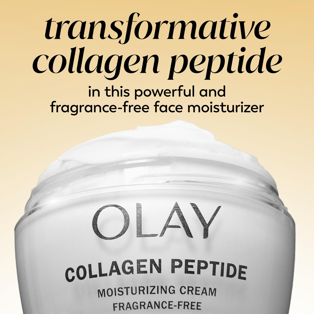 Olay Crème Hydratante 249g avec un échantillon de crème