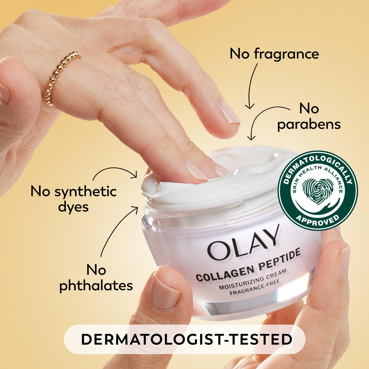 Olay Crème Hydratante 249g dans un cadre beauté