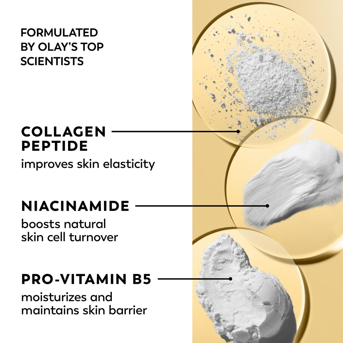 Olay Crème Hydratante 249g sur une surface blanche