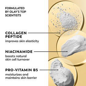 Olay Crème Hydratante 249g sur une surface blanche