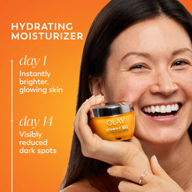 Olay Crème Hydratante avec texture gel et parfum citronné
