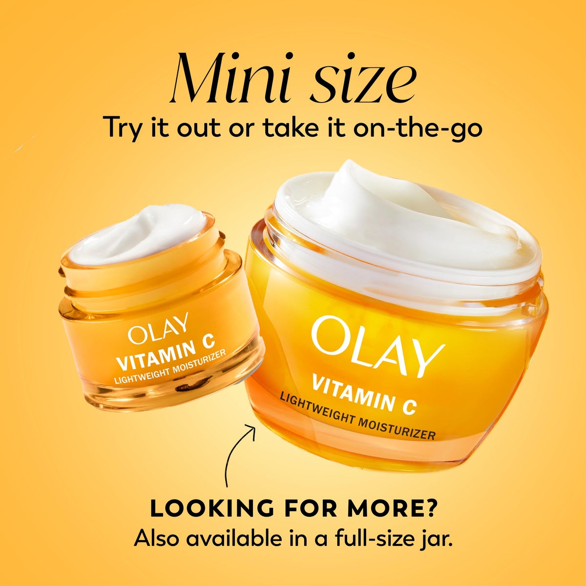 Olay Crème Hydratante avec texture légère et couleur crème