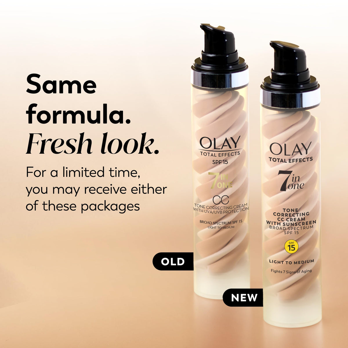 Olay Crème Hydratante CC Correctrice de Teint SPF 15 arrière