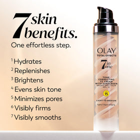 Olay Crème Hydratante CC Correctrice de Teint SPF 15 côté