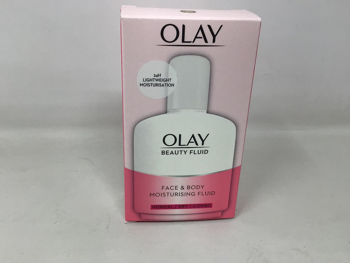 Olay Fluid Beauté 100ml, dans une salle de bain