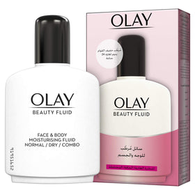 Olay Fluid Beauté 100ml, texture de la lotion sur la main