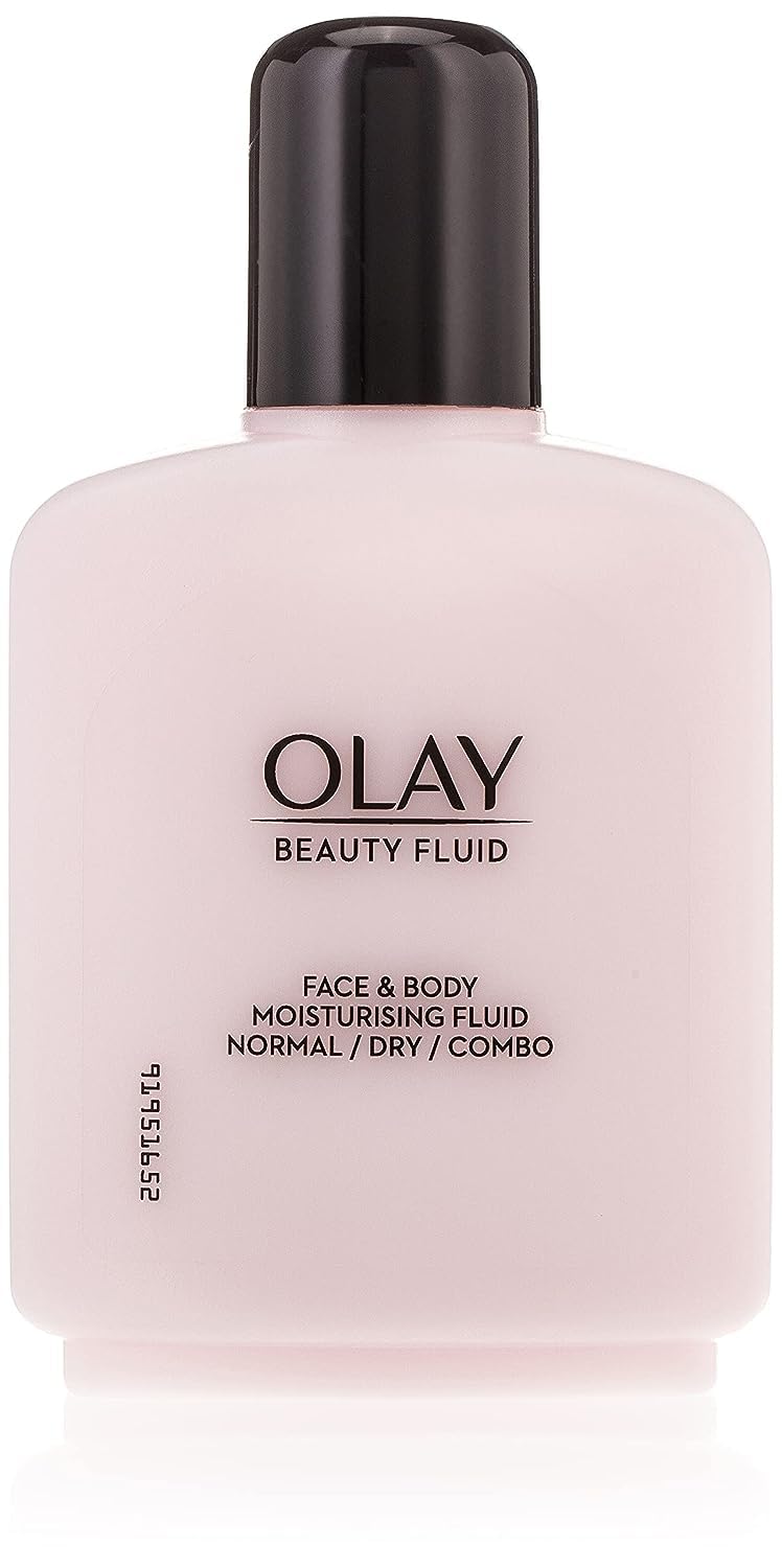 Olay Fluid Beauté 100ml, vue avant avec emballage