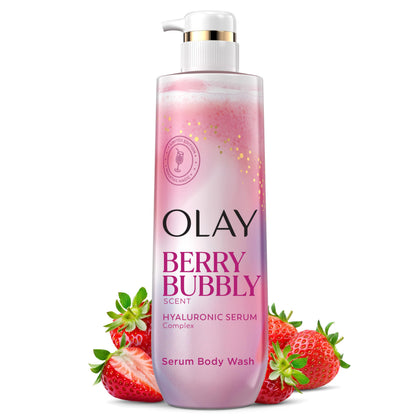 Olay Gel Douche Berry Bubbly 690g vue avant avec parfum fruité