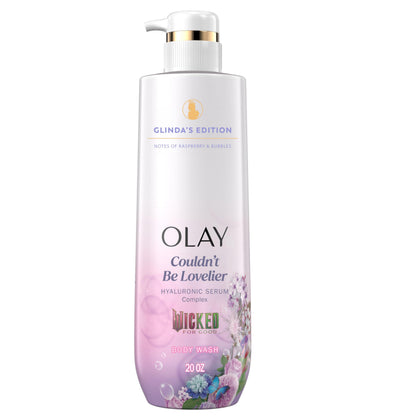 Olay Gel Douche Édition Glinda 690g vue avant avec bouchon