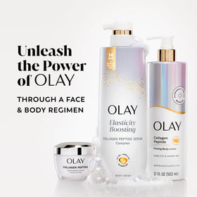 Olay Gel Douche Femme 880g étiquette arrière avec ingrédients
