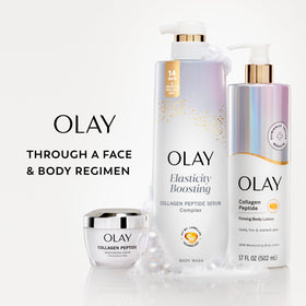 Olay Gel Douche Femme en utilisation dans la douche