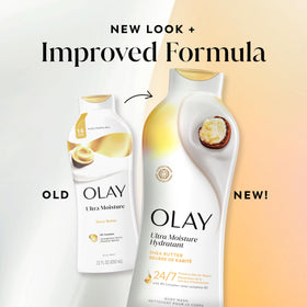 Olay Gel Douche Ultra Hydratant 550ml et lotion pour le corps