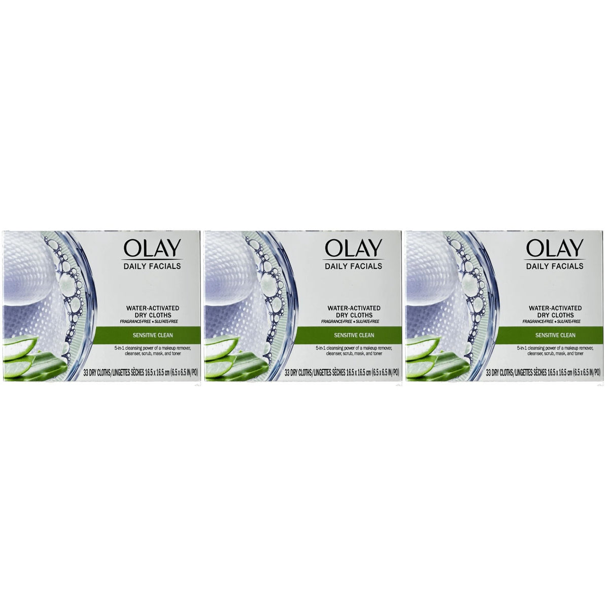 Olay lingettes nettoyantes 4-en-1 avec mousse activée par l'eau