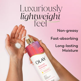 Olay lotion corporelle 24h avec acide hyaluronique et vitamine B3