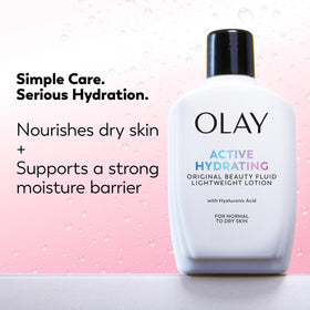 Olay Lotion Hydratante Active 181g texture de la lotion