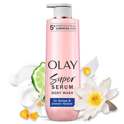 Olay Super Serum Gel Douche 675g vue avant avec étiquette