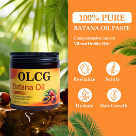 OLCG Huile de Batana 120ml vue de dos avec ingrédients