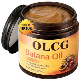 OLCG Huile de Batana 120ml vue de face avec étiquette