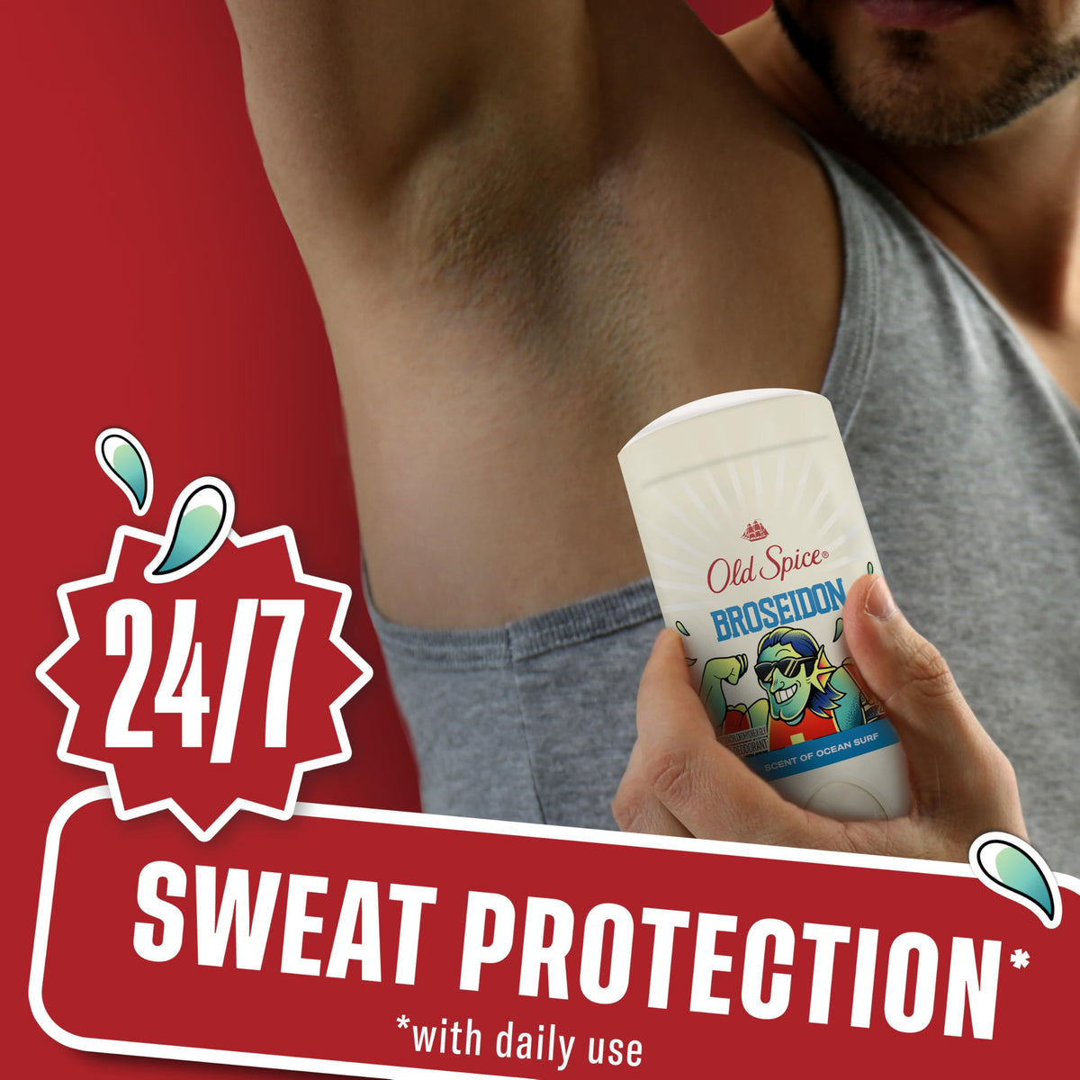 Old Spice Antiperspirant Broseidon 118g côté