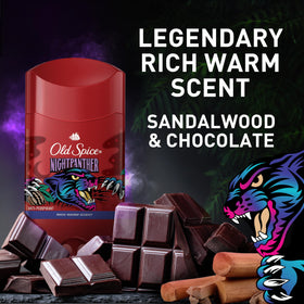 Old Spice Antiperspirant NuitPanthère 132g à côté d'autres produits de la collection