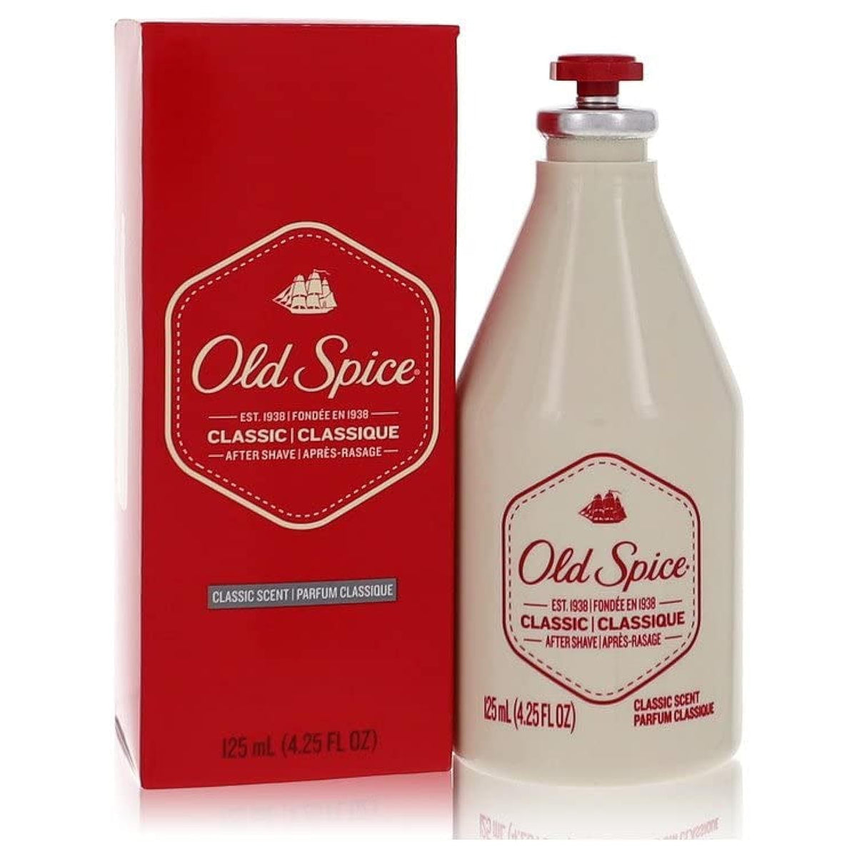 Old Spice Après-Rasage Classique 150g vue avant avec étiquette