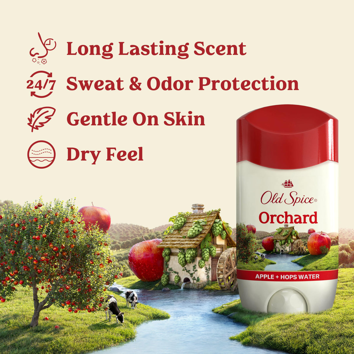 Old Spice Déodorant Antitranspirant Homme 125 g dos