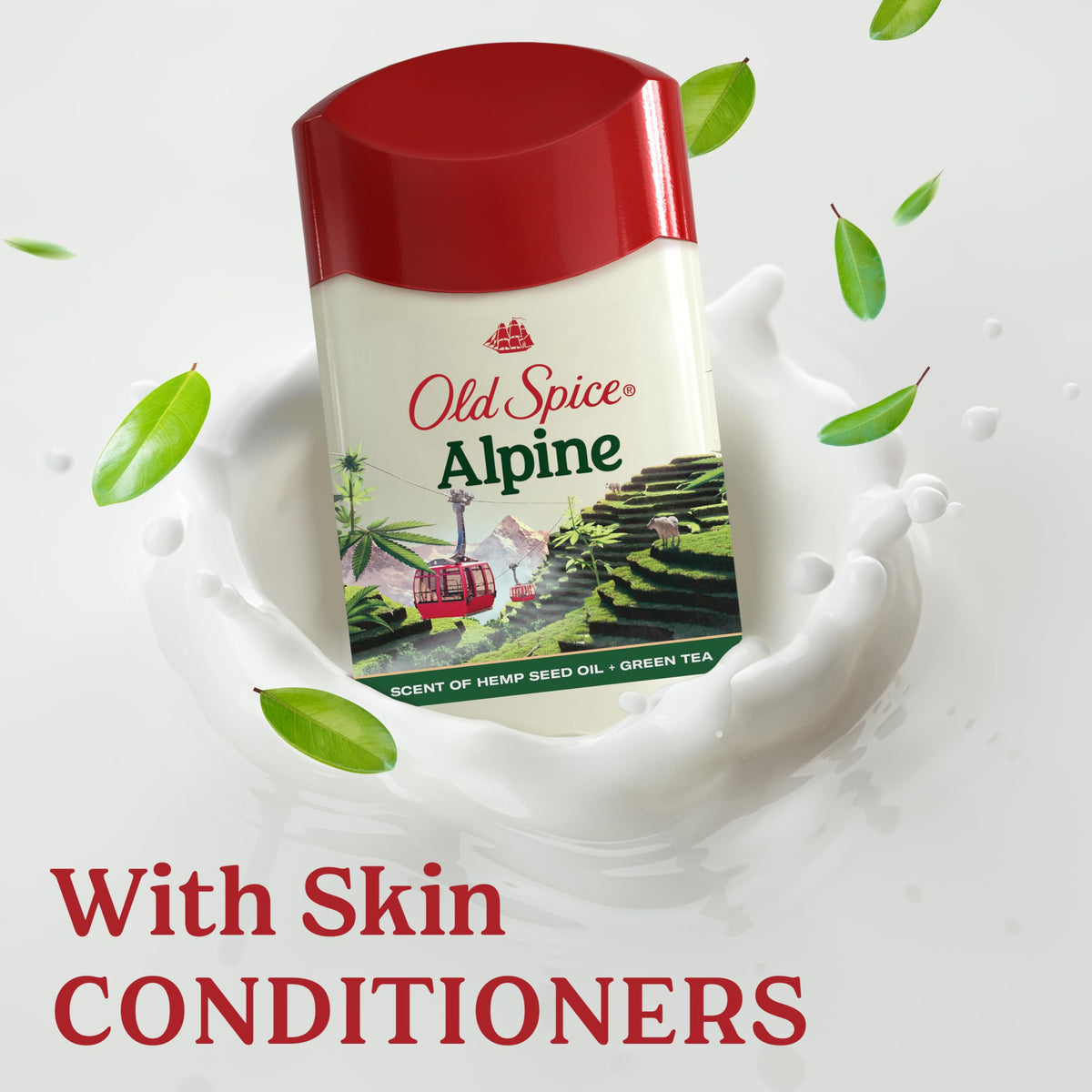 Old Spice Déodorant Antitranspirant Homme Alpine 390g avec ingrédients