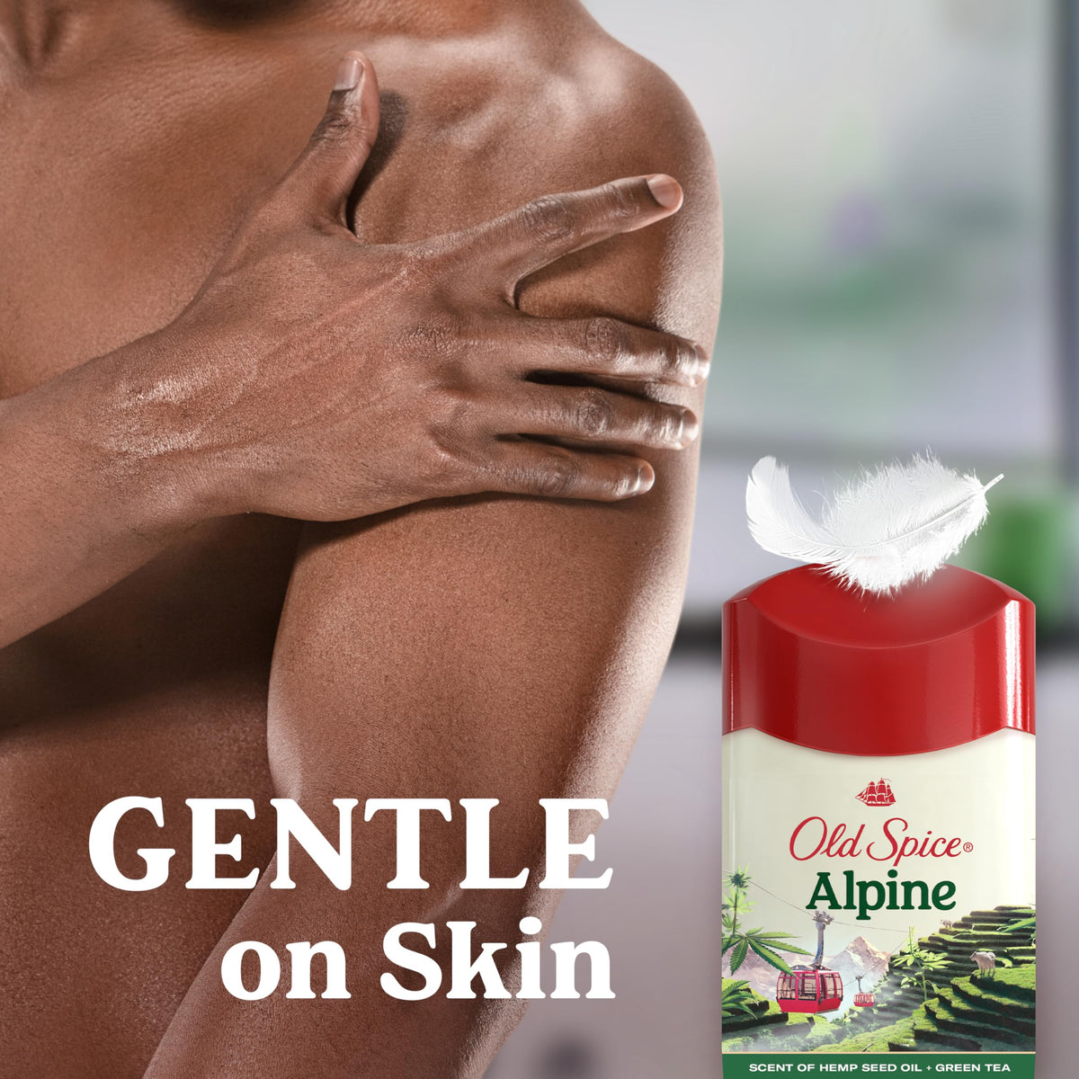 Old Spice Déodorant Antitranspirant Homme Alpine 390g côté